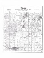 Post Township, Myron, Manchester, Cleveland, LyBrand, Allamakee County 1886 Version 1